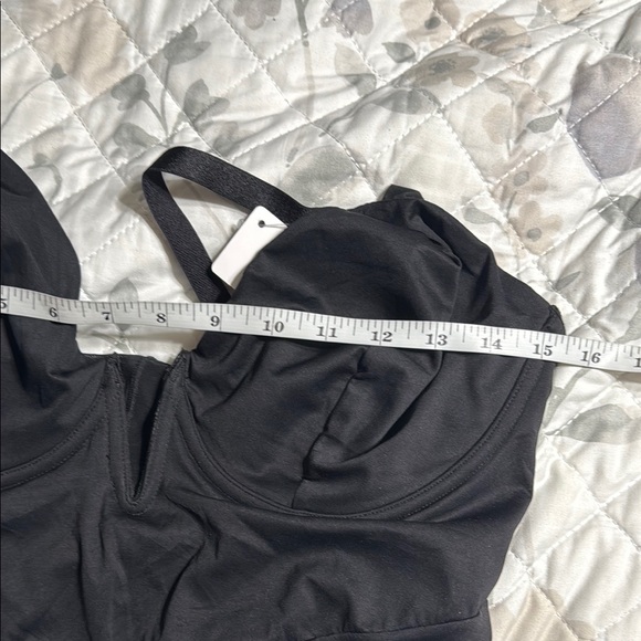 NWT Elegant Black Ruched shapewear Dress XXL - Picture 9 of 11